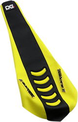 BLACKBIRD RACING Double Grip 3 Seat Cover - Black/Yellow - Suzuki 1331HUS