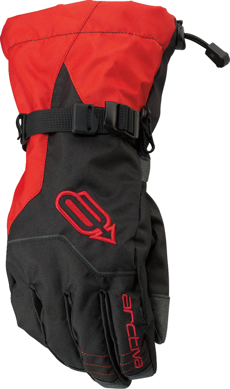 ARCTIVA Pivot Gloves - Black/Red - Small 3340-1428