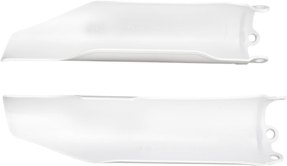 ACERBIS Lower Fork Covers - White 2113710002