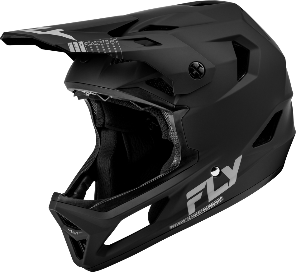 FLY RACING Rayce Helmet Matte Black Lg 73-3613L
