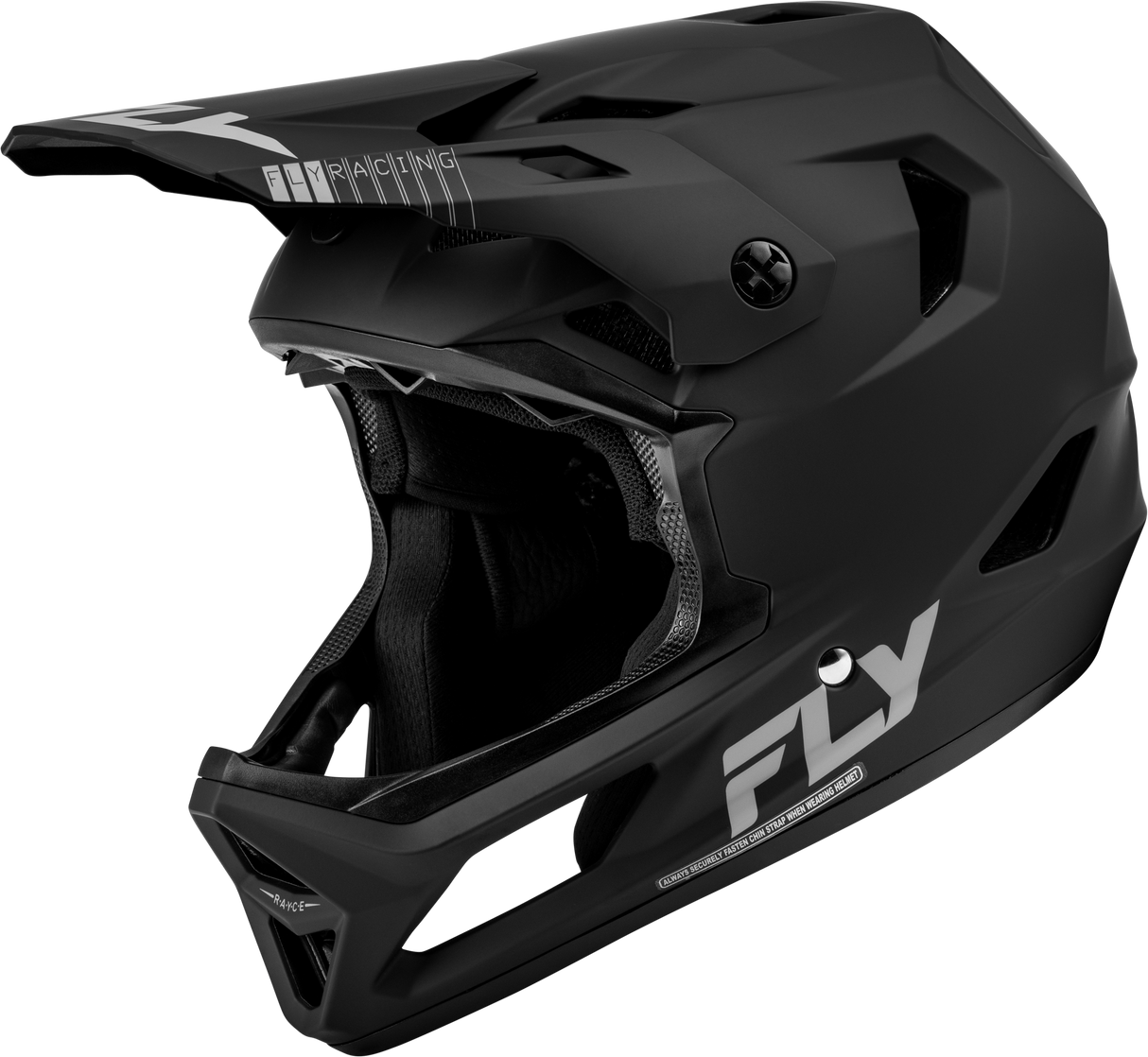 FLY RACING Youth Rayce Helmet Matte Black Yl 73-3613YL