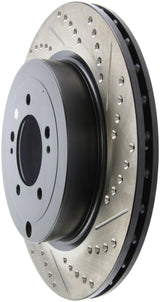 StopTech Slotted & Drilled Sport Brake Rotor 127.46075L