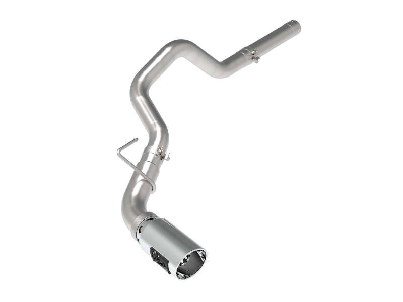 aFe Large Bore-HD 3in 409-SS DPF-Back Exhaust System w/ Polished Tip 14-19 RAM 1500 V6 3.0L (td) 49-42065-P