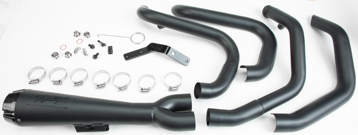 TBR Comp S 2in1 Exhaust Sportster Black W/Cf End Cap 005-4110199-B