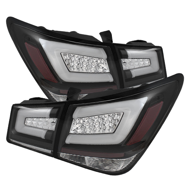 Spyder Chevy Cruze 2011-2014 Light Bar LED Tail Lights Black ALT-YD-CCRZ11-LBLED-BK 5076595