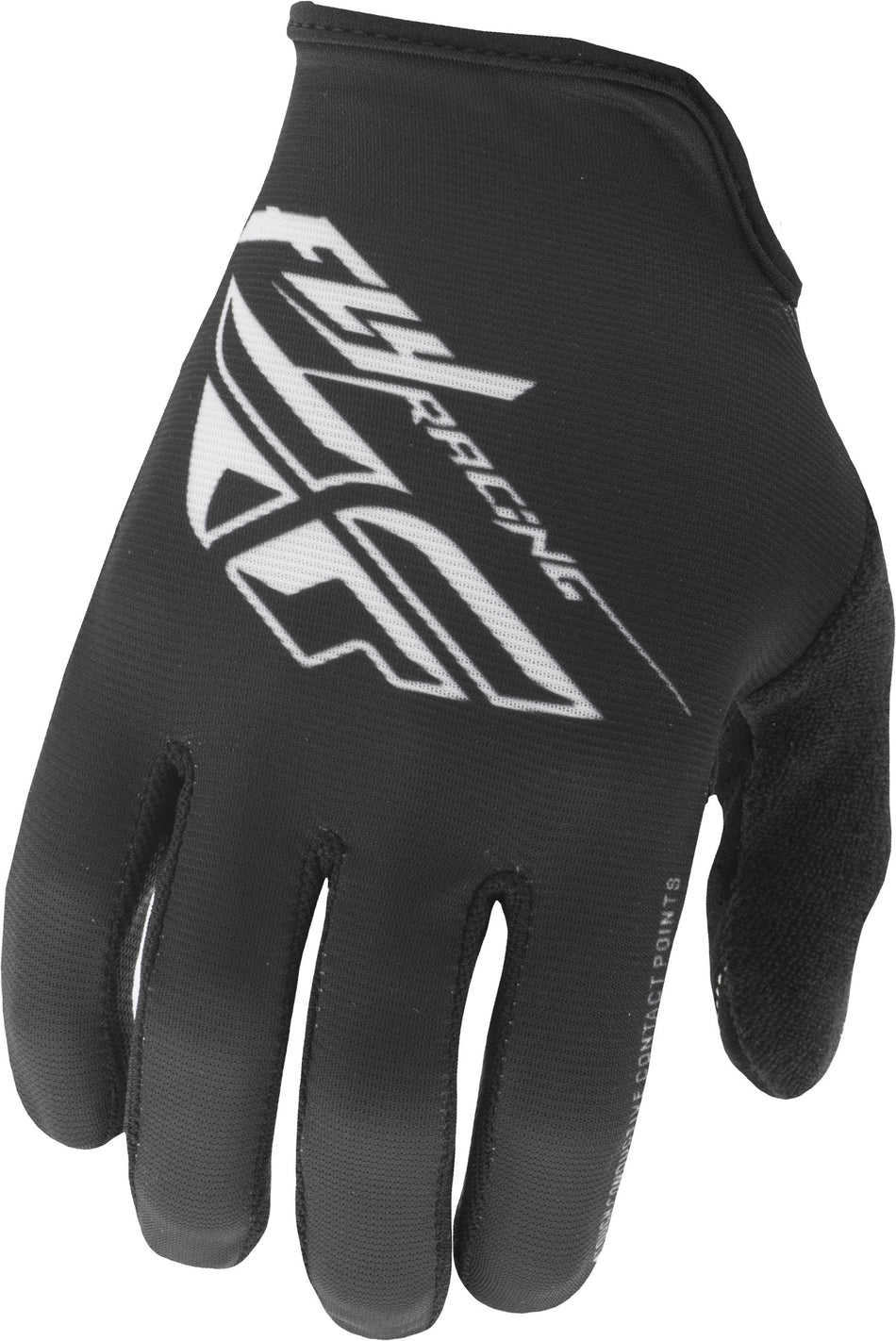 FLY RACING Media Gloves Black Sz 08 350-09008