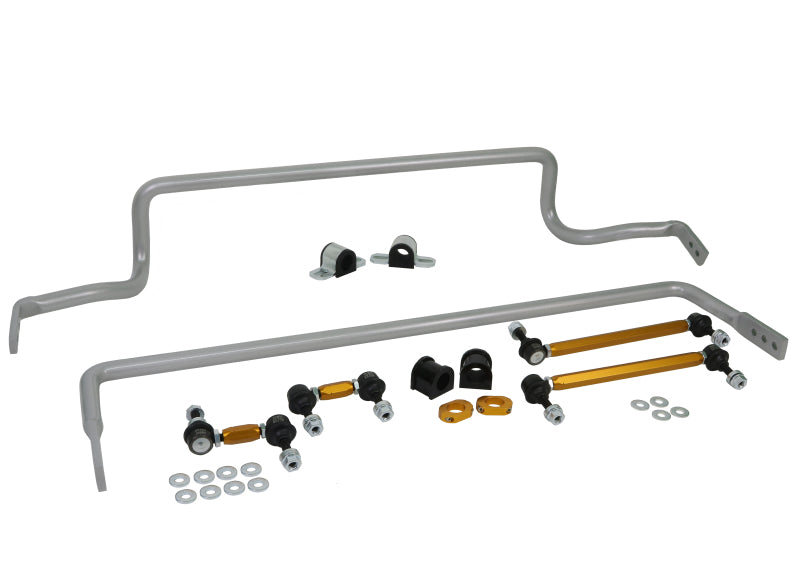 Whiteline 08-17 Mitsubishi Lancer Front & Rear Sway Bar Kit BMK007