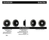 StopTech Power Slot 13 Scion FR-S / 13 Subaru BRZ Rear Right Slotted Rotor 126.47031SR