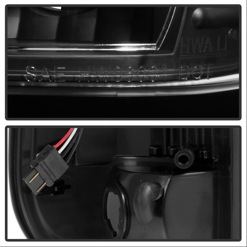 xTune Ford F150 Styleside 97-03 Light Bar LED Tail Lights - Black ALT-ON-FF15097-LBLED-BK 5082084