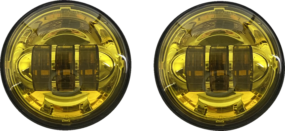Lámparas de cruce CUSTOM DYNAMICS de 4-1/2" - LED - Amarillo CD-45-Y 
