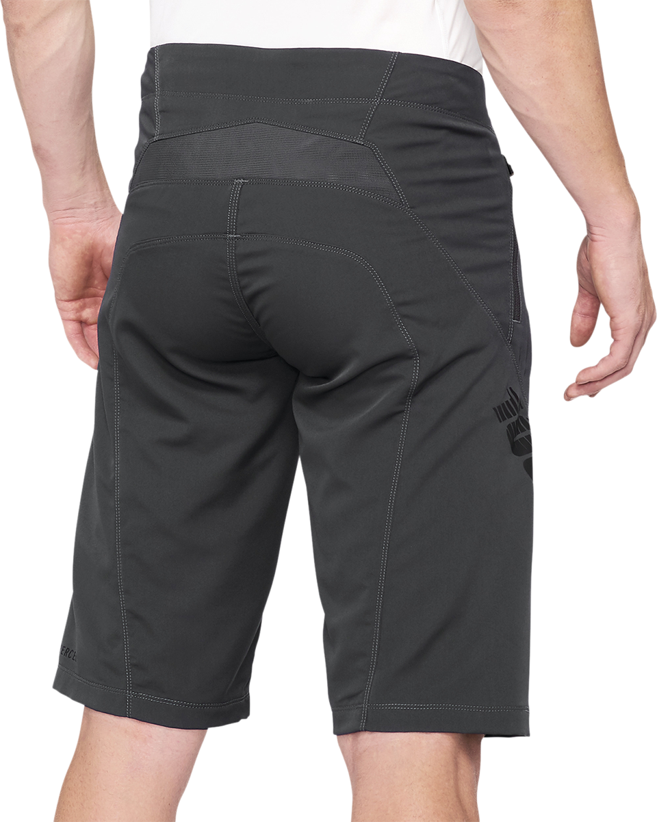 100% Airmatic Shorts - Charcoal - US 32 40021-00016