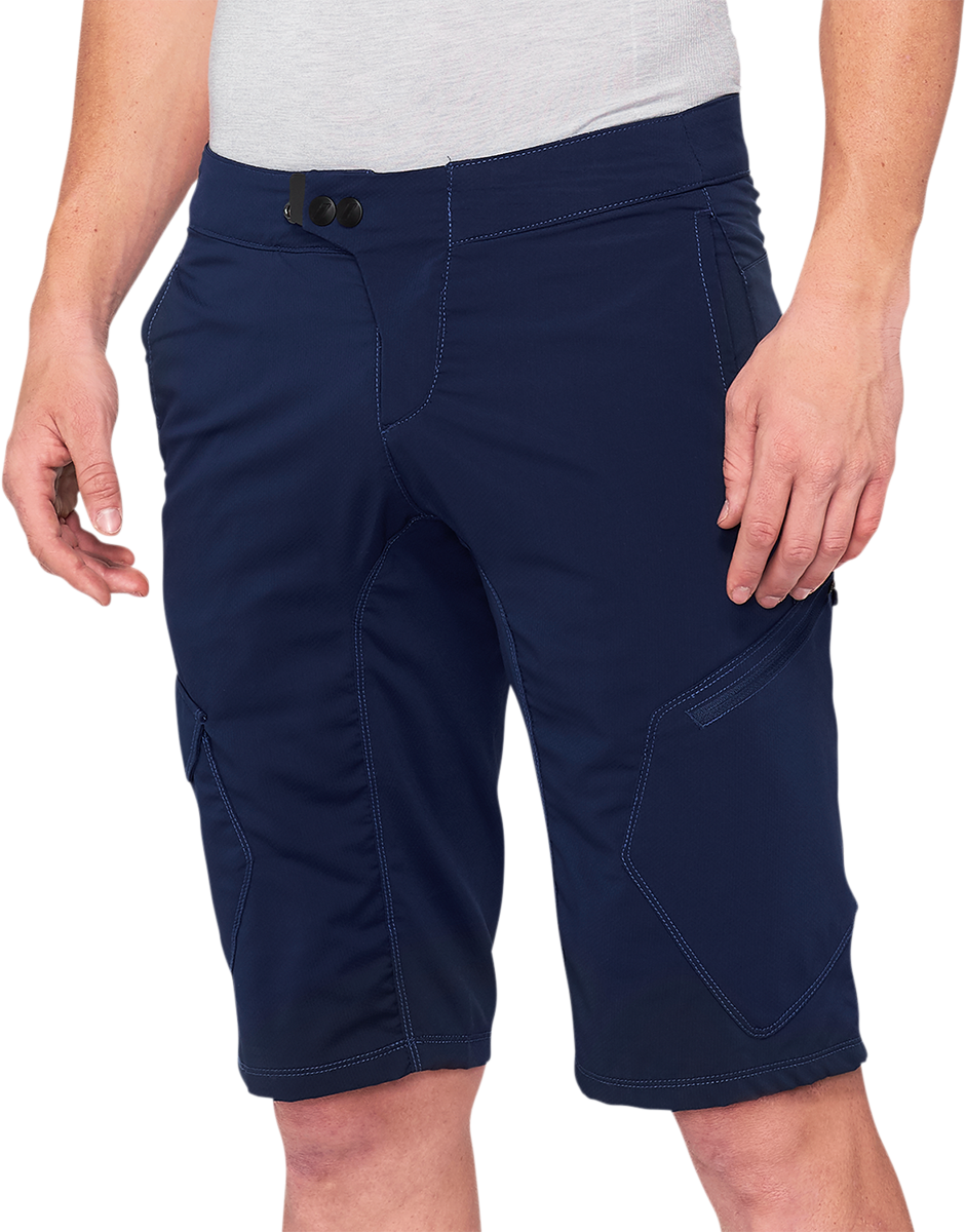 100% Ridecamp Shorts - Navy - US 32 40029-00023