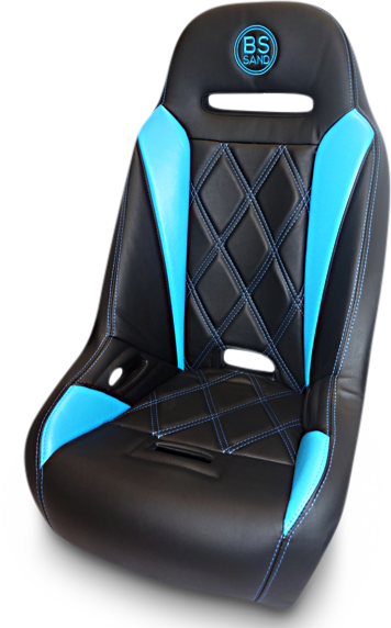 BS SAND Extreme Seat - Big Diamond - Black/Titanium Blue EXBUTBBDC