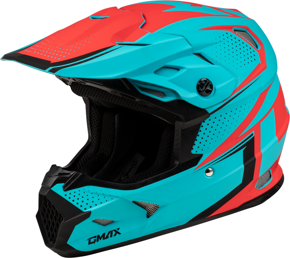 GMAX Mx-96 502 Helmet Matte Blue/Red  3x D39621009