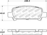 StopTech Street Touring 05-09 Subaru Legacy Rear Brake Pads 308.07701