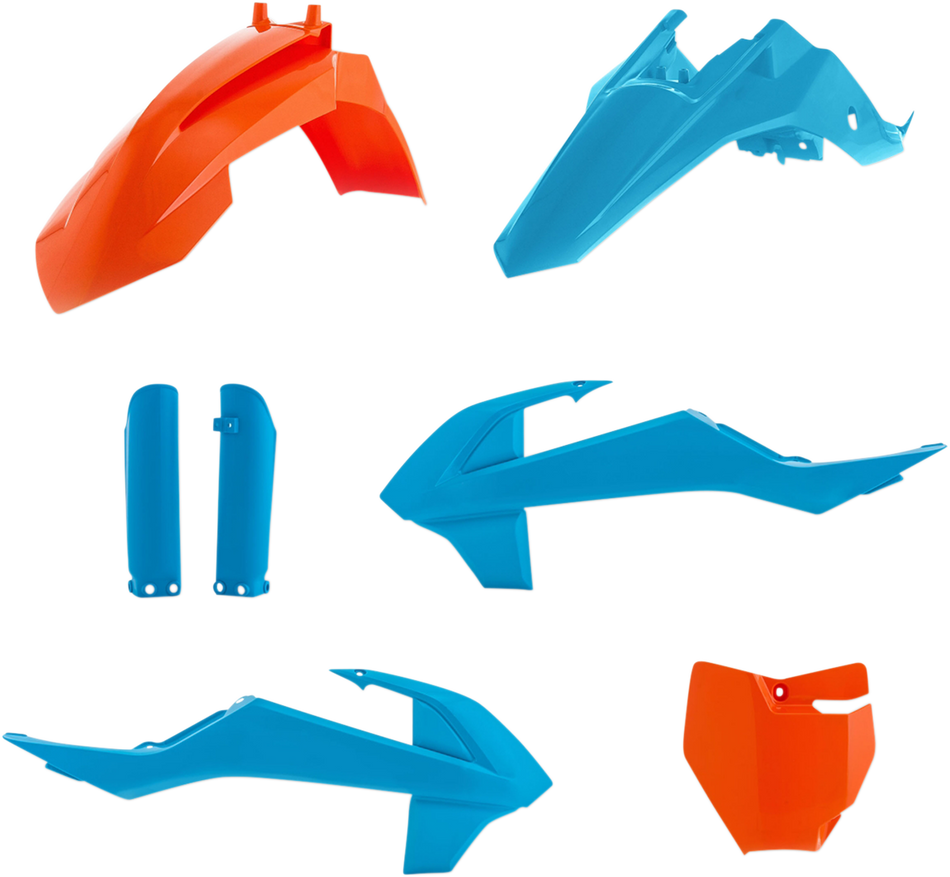 ACERBIS Full Replacement Body Kit - Orange/Light Blue 2449601415