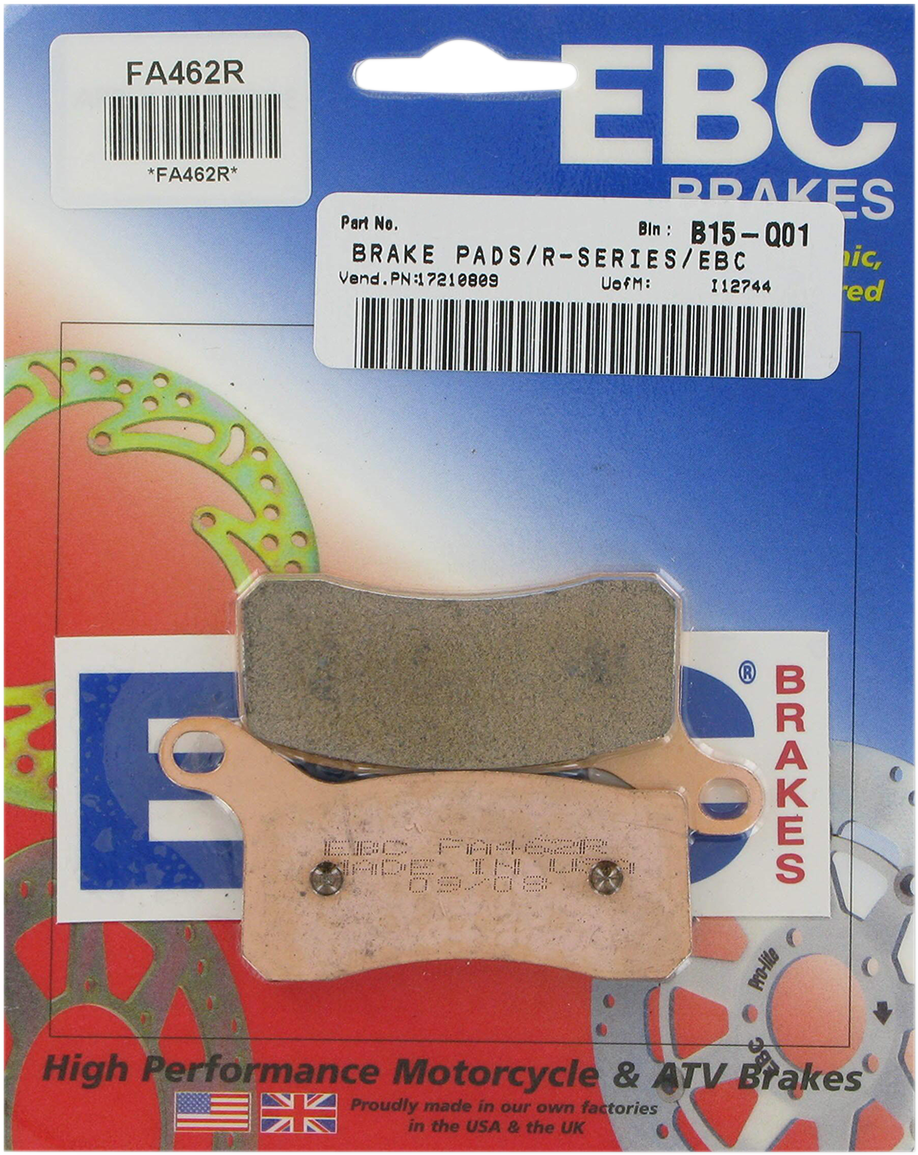 Pastillas de Freno EBC Sinterizadas "R" FA462R 
