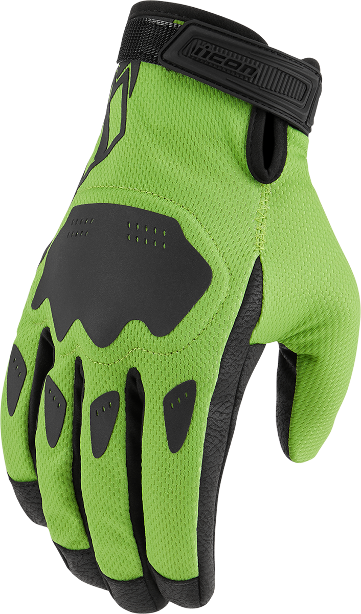 ICON Hooligan™ CE Gloves - Green - XL 3301-4369