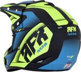 AFX FX-17 Helmet - Force - Matte Black/Green/Blue - 2XL 0110-5218