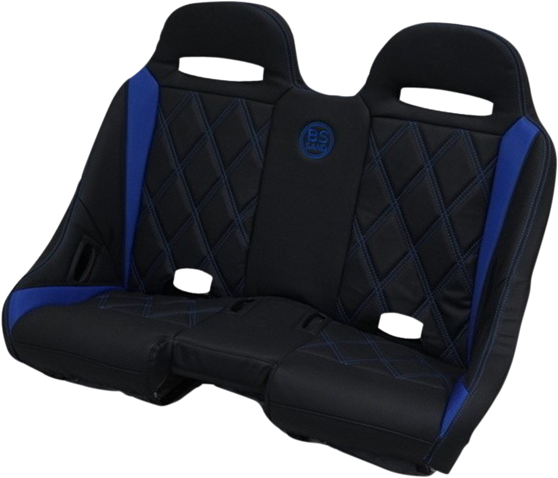 BS SAND Extreme Bench Seat - Black/Blue EXBEBLBDR