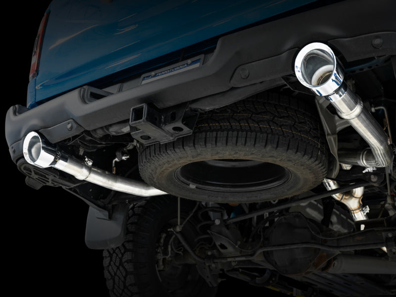 AWE Tuning 09-18 RAM 1500 5.7L (w/Cutouts) 0FG Dual Rear Exit Cat-Back Exhaust - Chrome Silver Tips 3015-32002