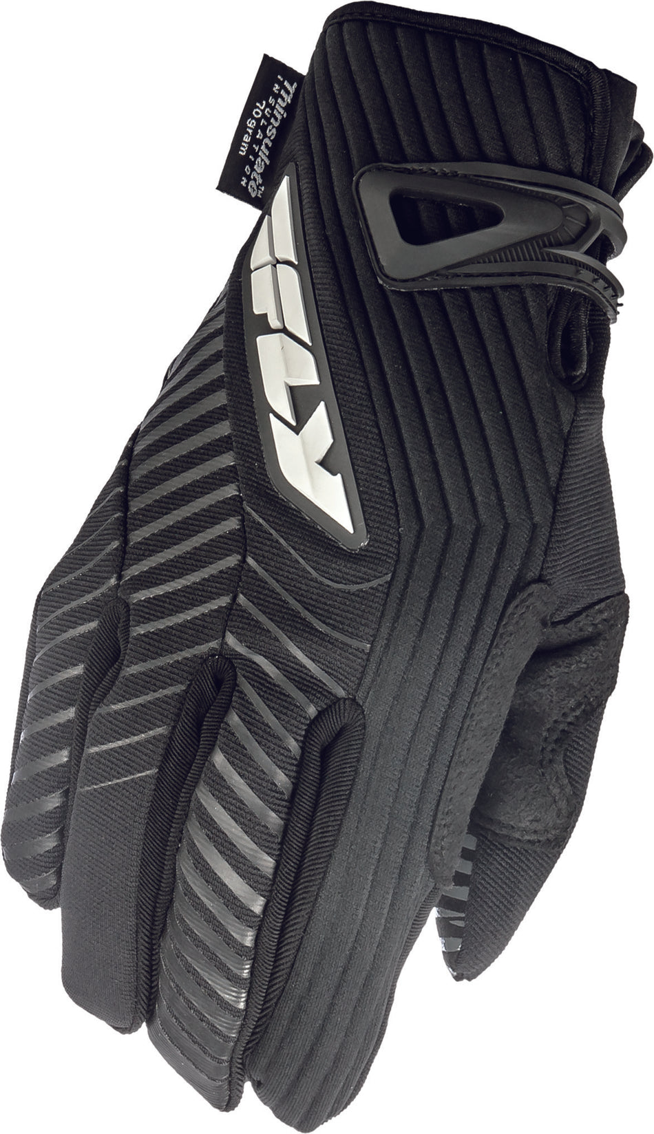 FLY RACING Title Gloves Long Black Sz 6 #5884 367-040~06