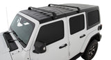 Rhino-Rack 07-22 Jeep Wrangler JK/JL 4 Door Hard Top Vortex SG 2 Bar Roof Rack - Black SG59