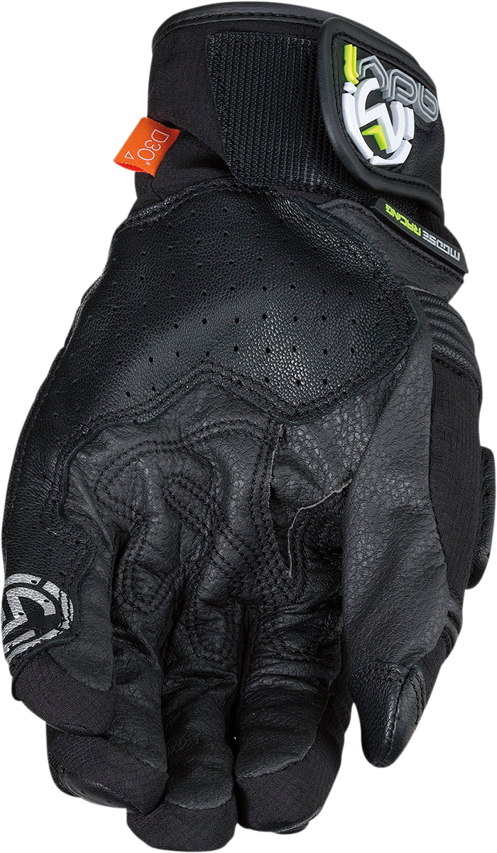 MOOSE RACING ADV1™ Short Gloves - Black - Large 3330-7000