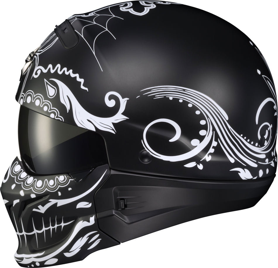 SCORPION EXO Covert Open-Face Helmet El Malo Matte Black Md COV-1404