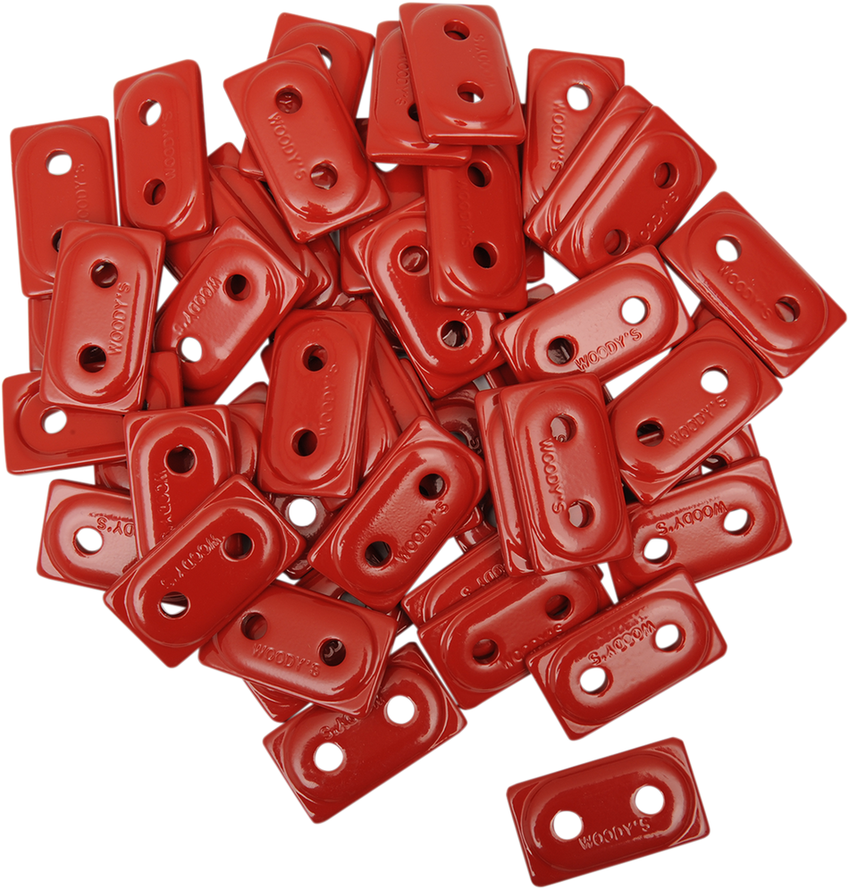 WOODY'S Support Plates - Red - 48 Pack ADD2-3790-B