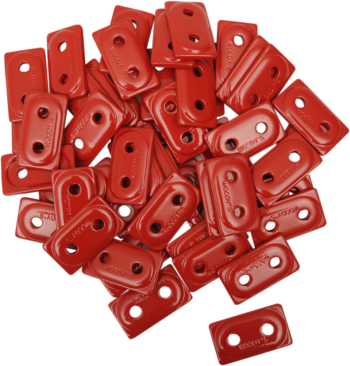 WOODY'S Support Plates - Red - 48 Pack ADD2-3790-B