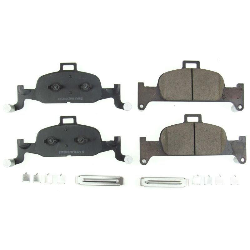 Power Stop 17-18 Audi A4 Front Z17 Evolution Ceramic Brake Pads w/Hardware 17-1897