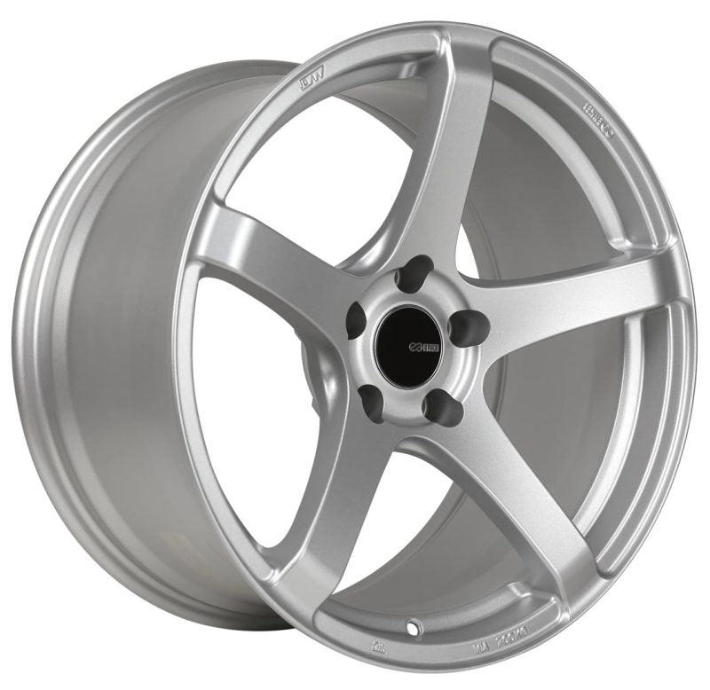 Enkei Kojin 17x8 35mm Offset 5x114.3 Bolt Pattern 72.6mm Bore Dia Matte Silver Wheel 476-780-6535SP