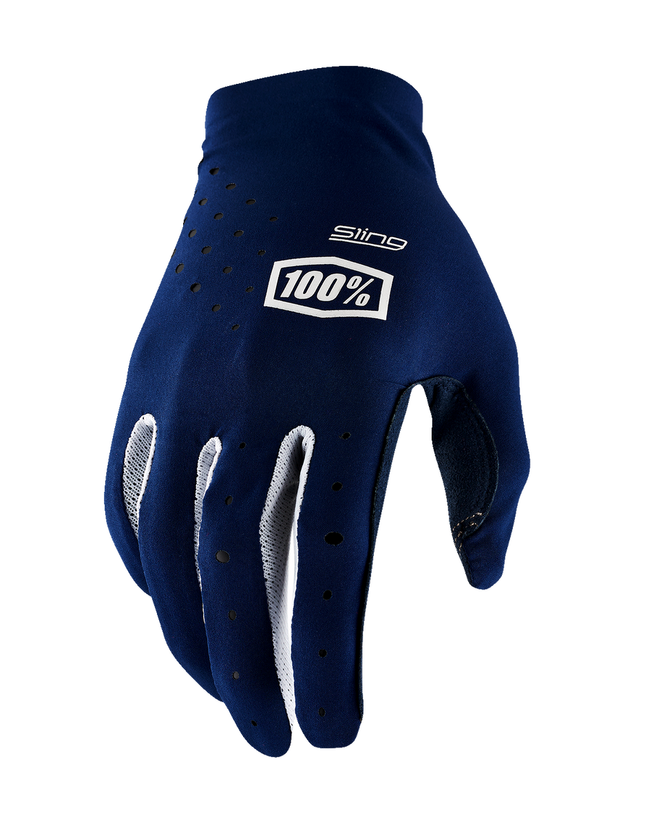 100% Sling MX Gloves - Navy - Large 10023-00012