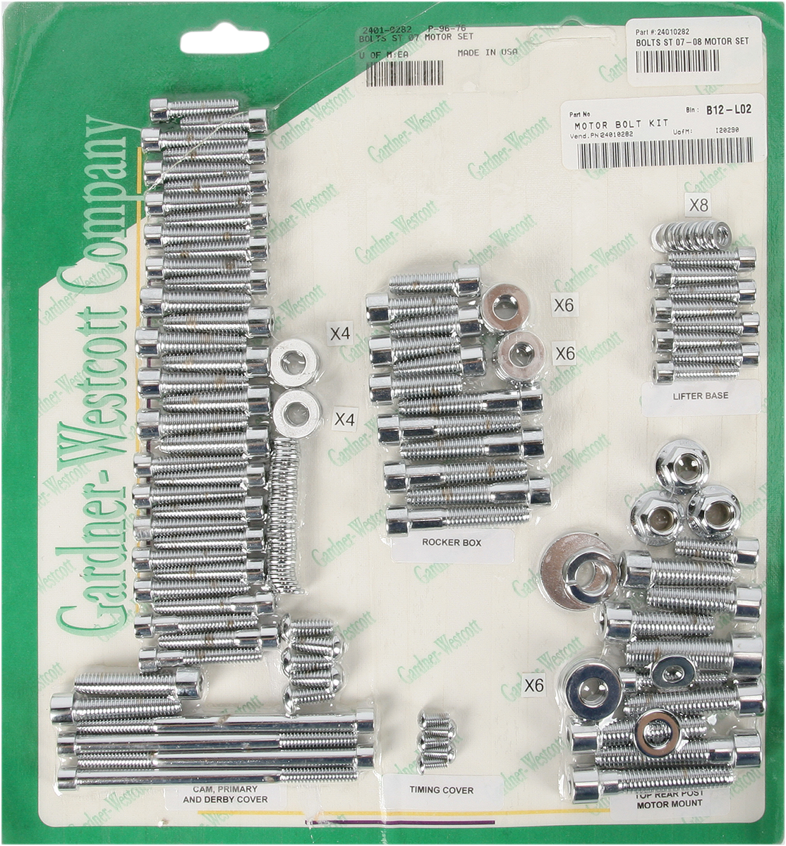 GARDNER-WESTCOTT Bolt Set - Motor - Softail P-96-76