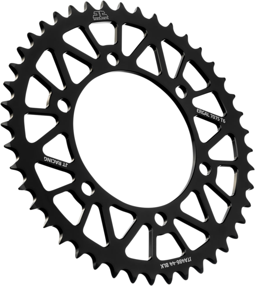 JT SPROCKETS Rear Sprocket - Kawasaki/Yamaha - Black - 44-Tooth JTA486.44BLK