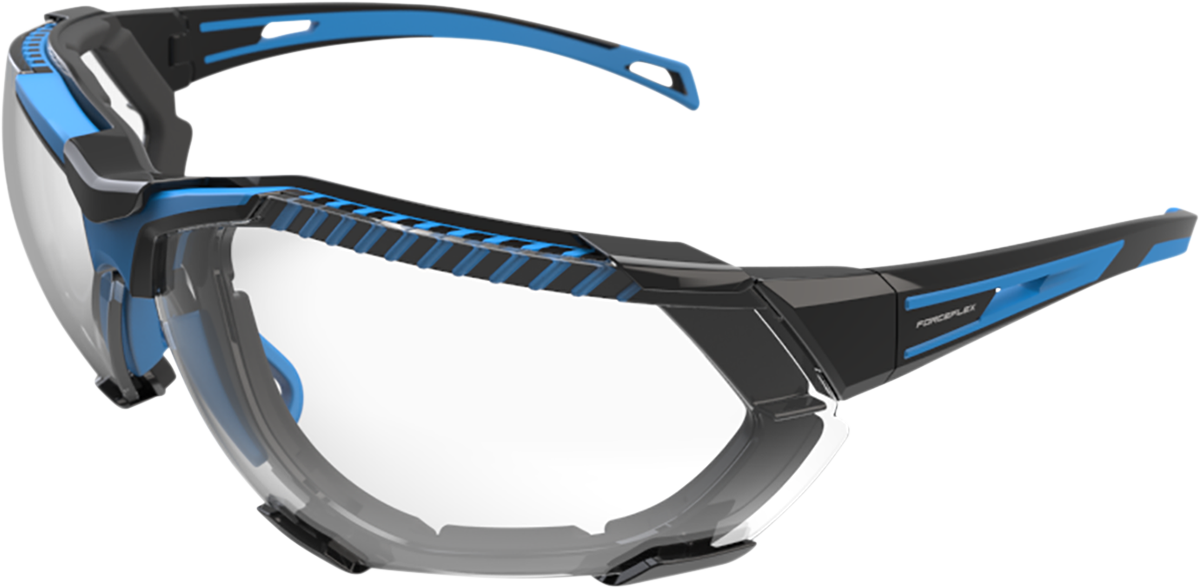 FORCEFLEX FF4 Sunglasses - Foam - Black/Blue - Clear FF4-01024-041