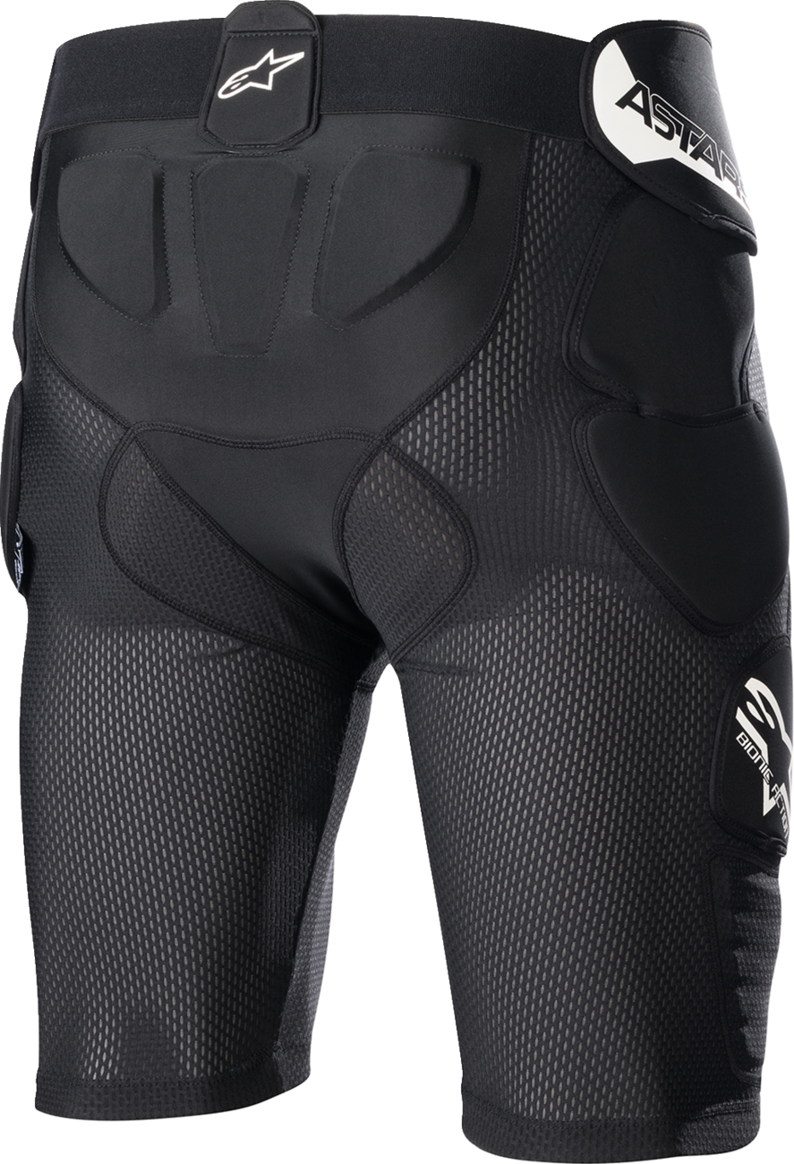 Pantalones cortos de protección ALPINESTARS Bionic Action - Negro - Pequeño 6507823-10-S 