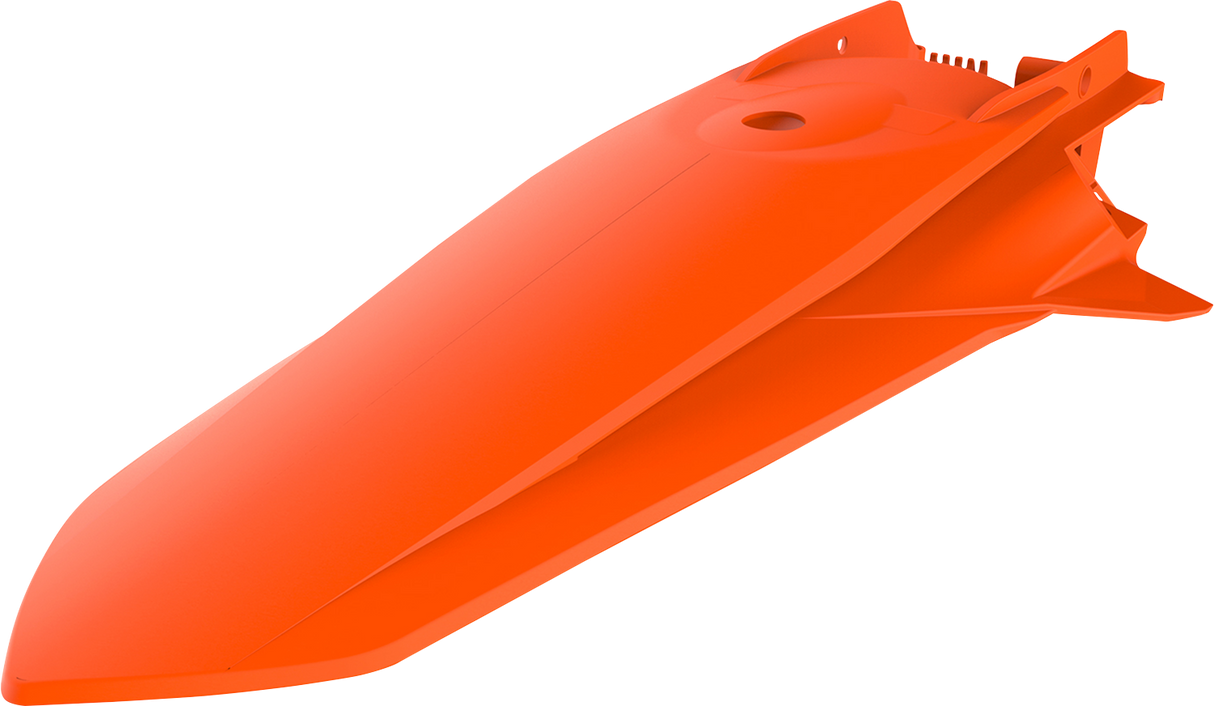 POLISPORT Fender - Rear - Orange - EXC/EXC-F | XC-W/XCF-W 8557000001