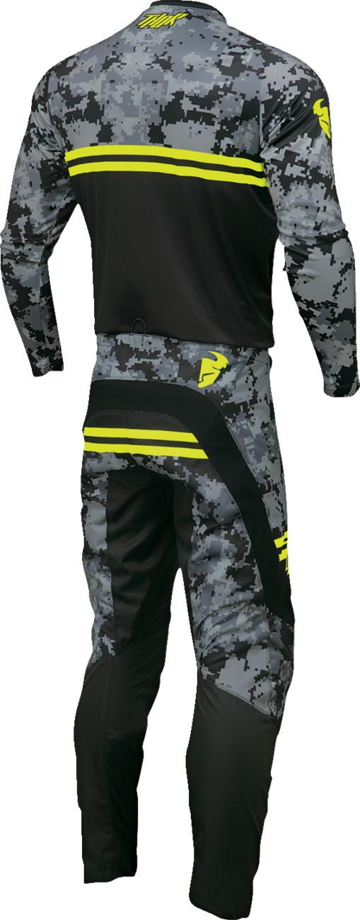 THOR Sector DIGI Jersey - Black/Camo - Small 2910-7566