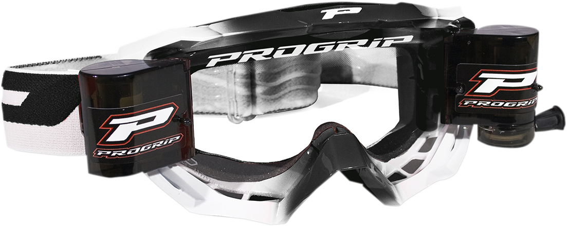 PRO GRIP Venom Roll Off Goggles - Black PZ3200RONERO