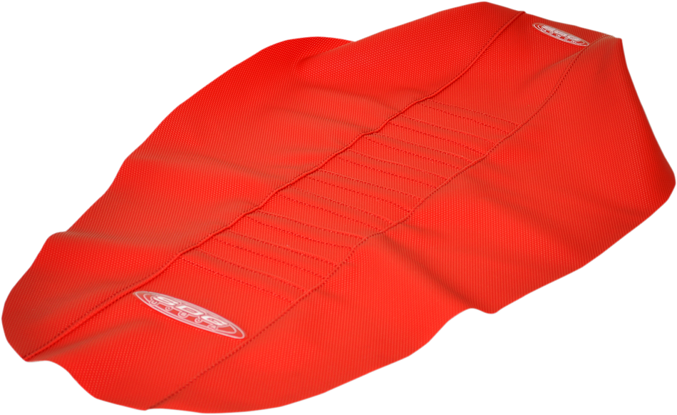 Funda de asiento plisada SDG - Parte superior roja/Lados rojos 96337RR 