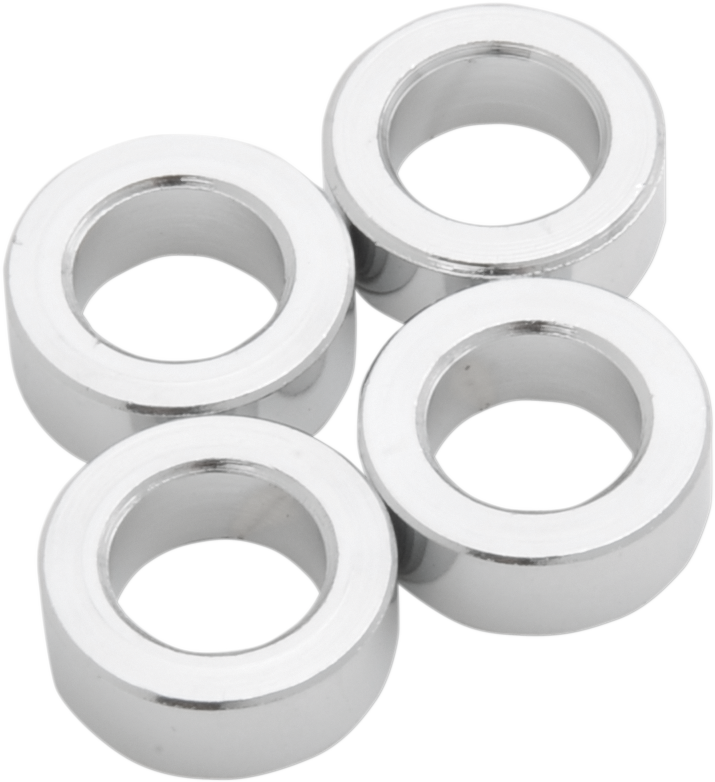 CHRIS PRODUCTS Chrome Turn Signal Spacers - 1/4" - 4 Pack 0531-4