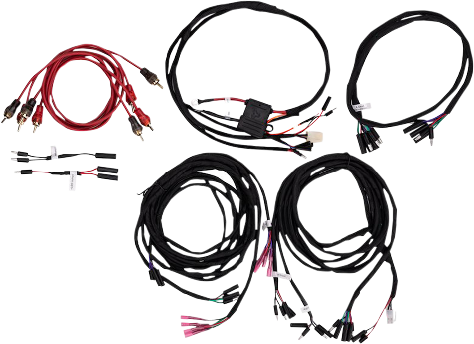 MB QUART Dual Amp Wire Harness - Universal RZR-BTDAH