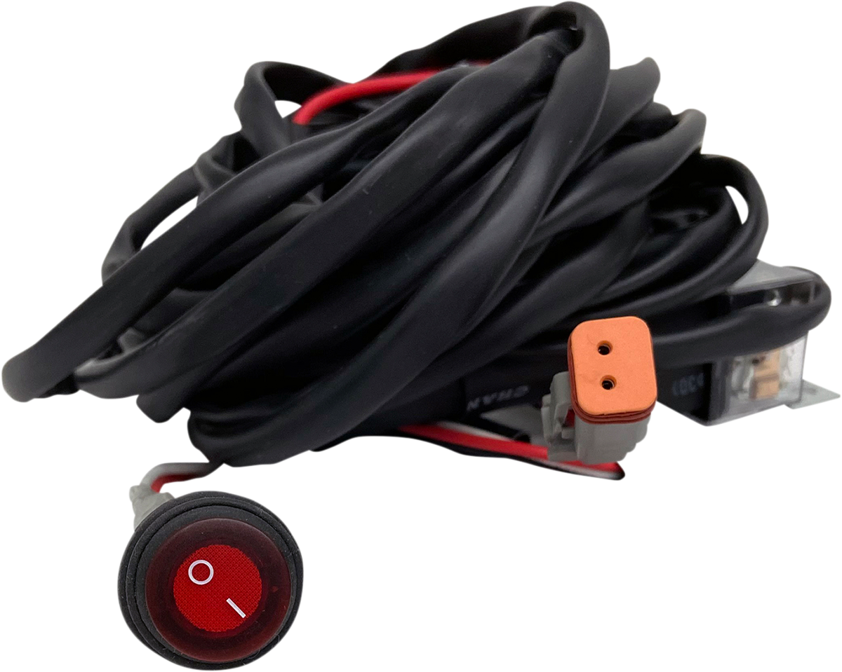 RIVCO PRODUCTS Wiring Harness - 1 Light - 2-Pin UTV10