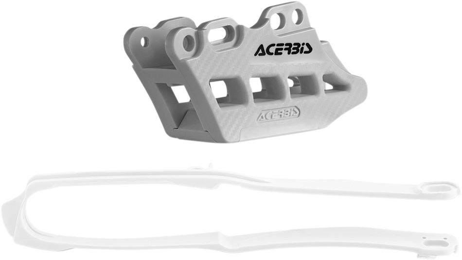 Kit deslizante y guía de cadena ACERBIS - Honda CRF250R/CRF450R/RX - Blanco 2666240002 