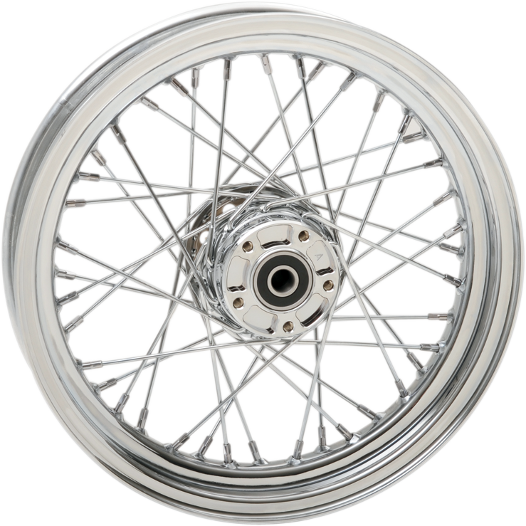 DRAG SPECIALTIES Front Wheel - Single Disc/No ABS - Chrome - 16"x3.00" - '00-'06 FLST 64413