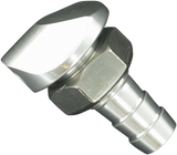 JETINETICS Fitting Bypass - 8mm - 90 Degree - Polished 5020-8