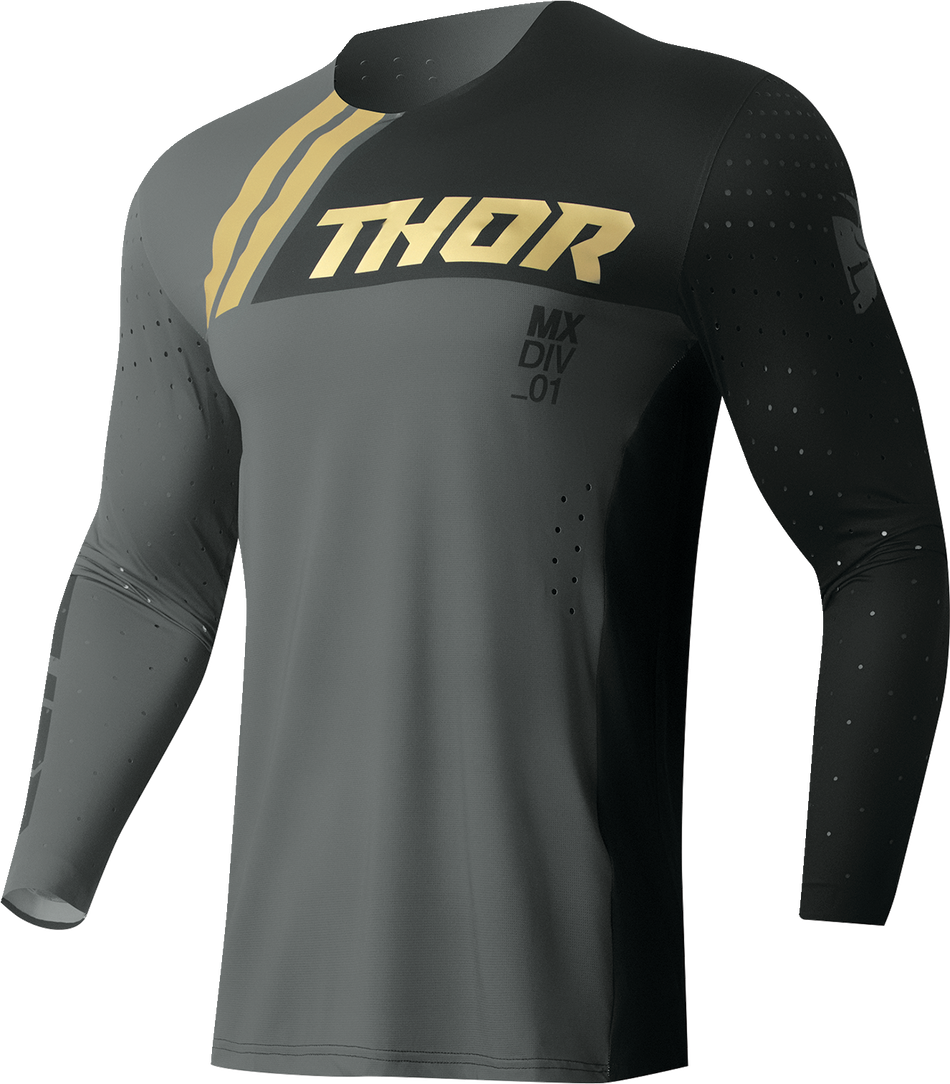 THOR Prime Drive Jersey - Black/Gray - Small 2910-7466