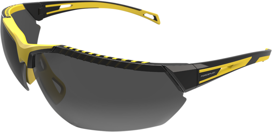 FORCEFLEX FF4 Sunglasses - Black/Yellow - Smoke FF4-01095-040